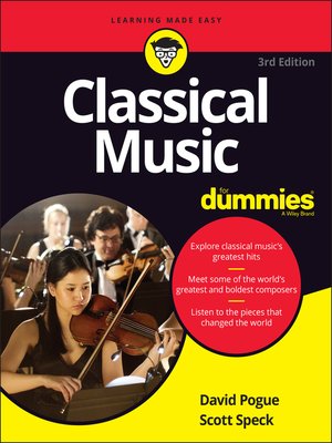 cover image of Classical Music For Dummies